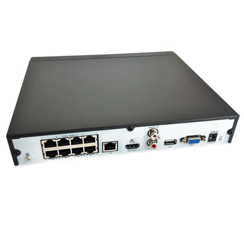 IP kamerový systém 8.0Mpx s AI PATRONUM 8xBULLET PRB38 Gen2 Antracit