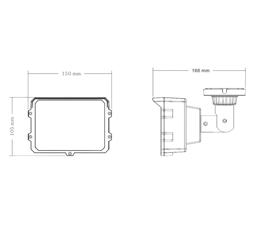 Prídavný IR reflektor 80m
