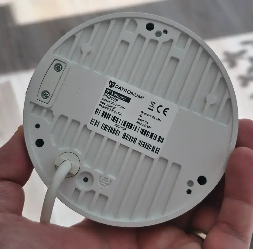 5.0Mpx AI IP bezpečnostná kamera PATRONUM PRD15 Gen2