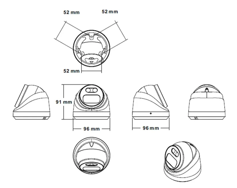 IP bezpečnostná kamera 5.0 Mpx s AI PATRONUM PRD35 Gen2